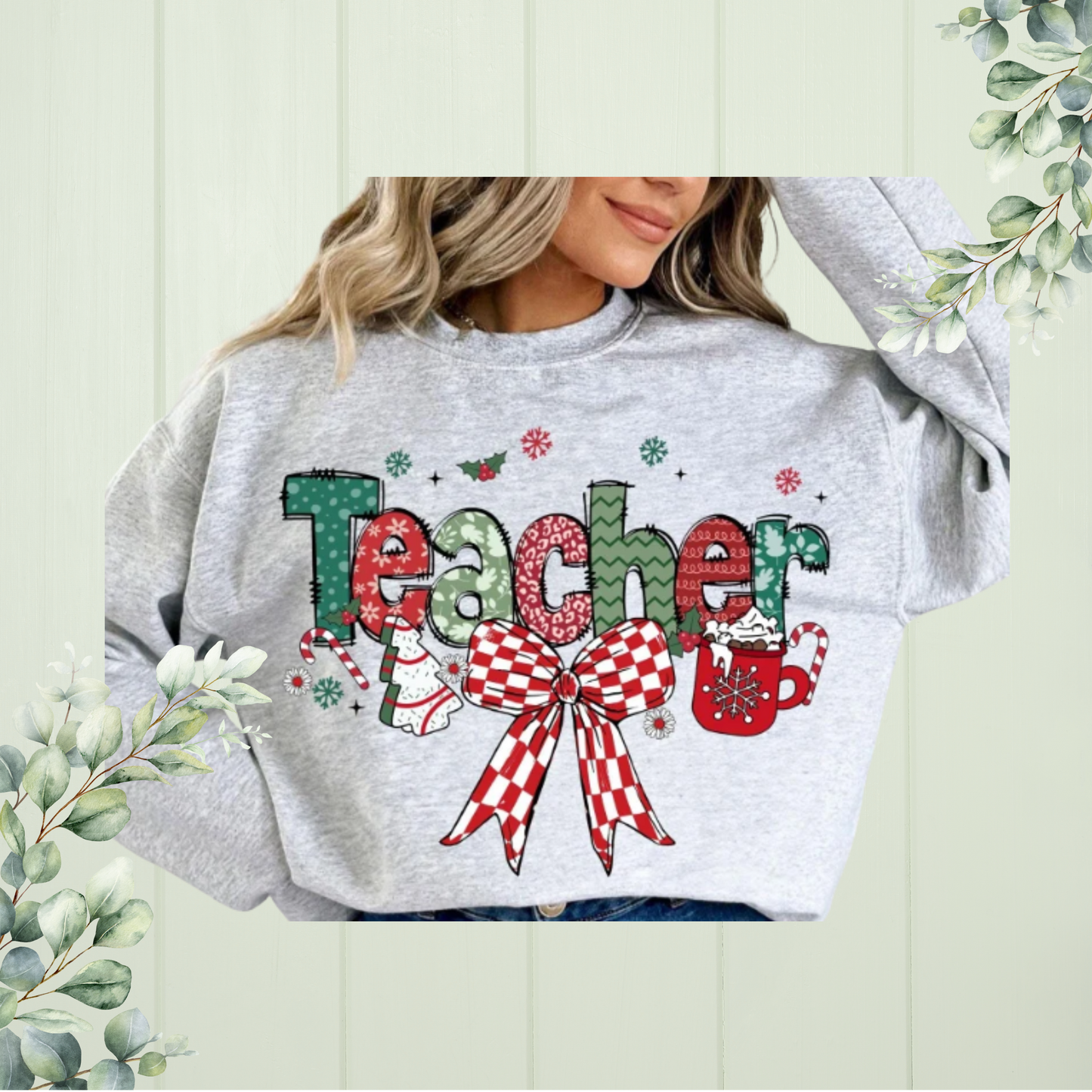 Christmas Teacher Crewneck