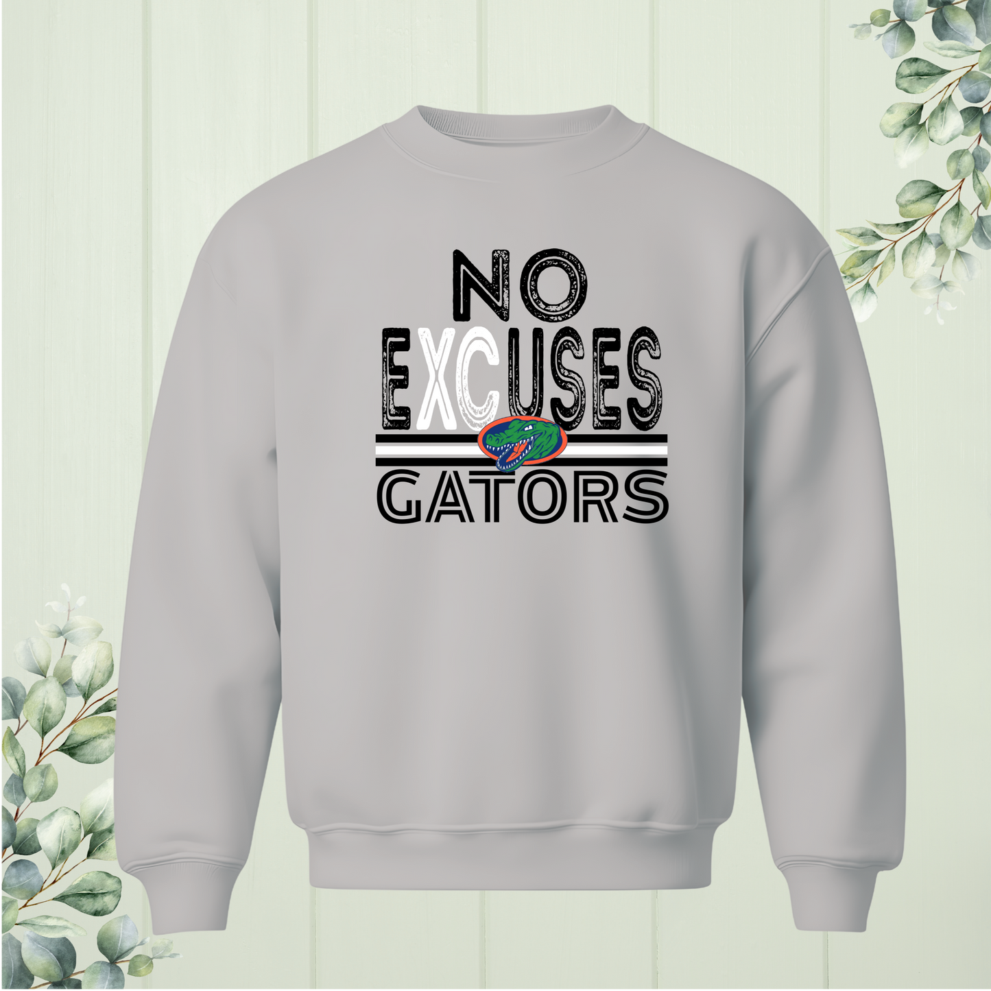 Gators Cross Country No Excuses Crewneck