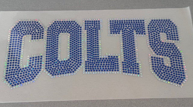 Royal Blue Colts Spangle T-Shirt