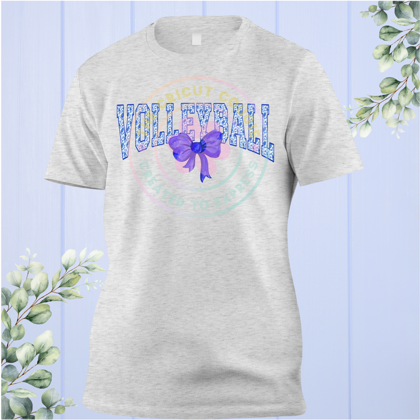 Floral Coquette Volleyball T Shirt