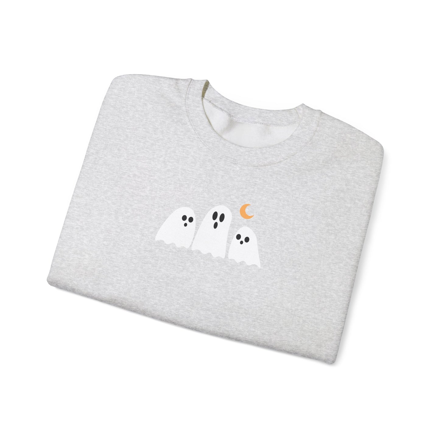 Cute Embroidered Ghost Crewneck