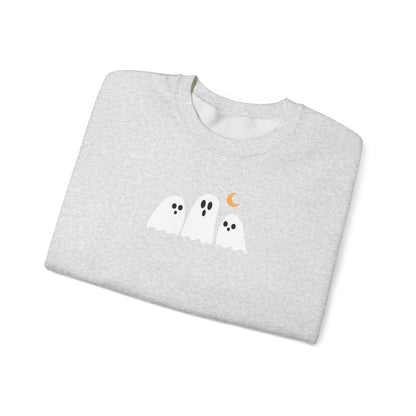Cute Embroidered Ghost Crewneck