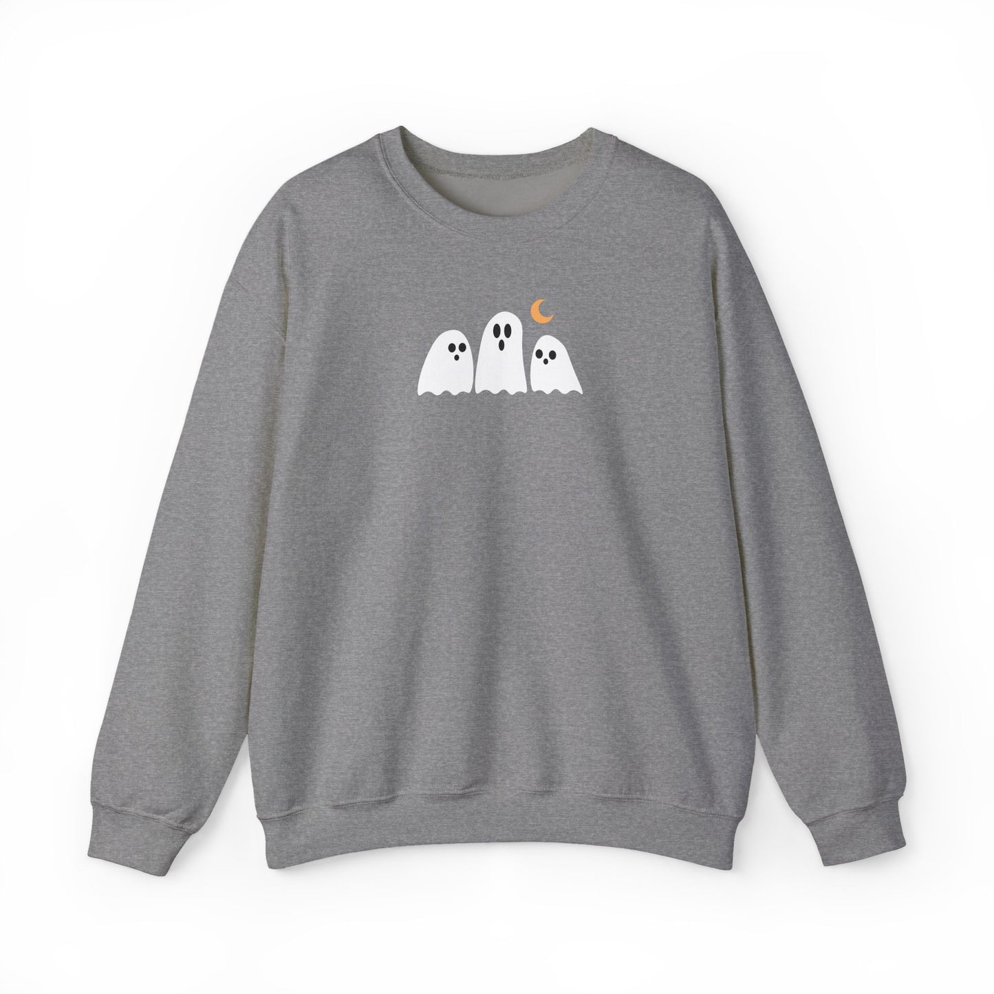 Cute Embroidered Ghost Crewneck
