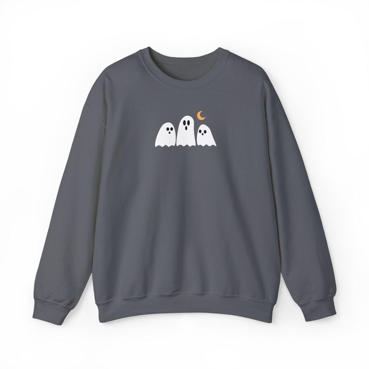 Cute Embroidered Ghost Crewneck