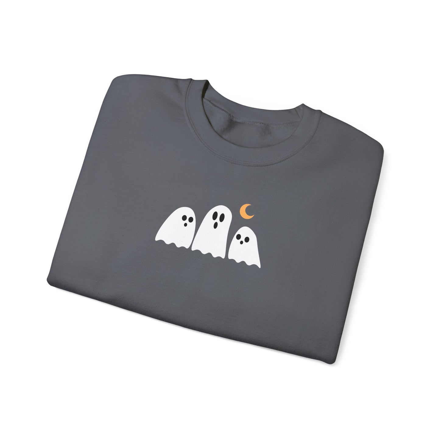 Cute Embroidered Ghost Crewneck