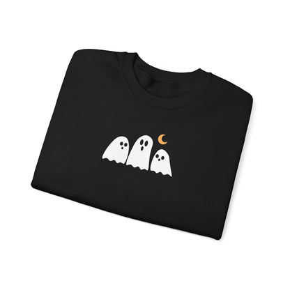 Cute Embroidered Ghost Crewneck