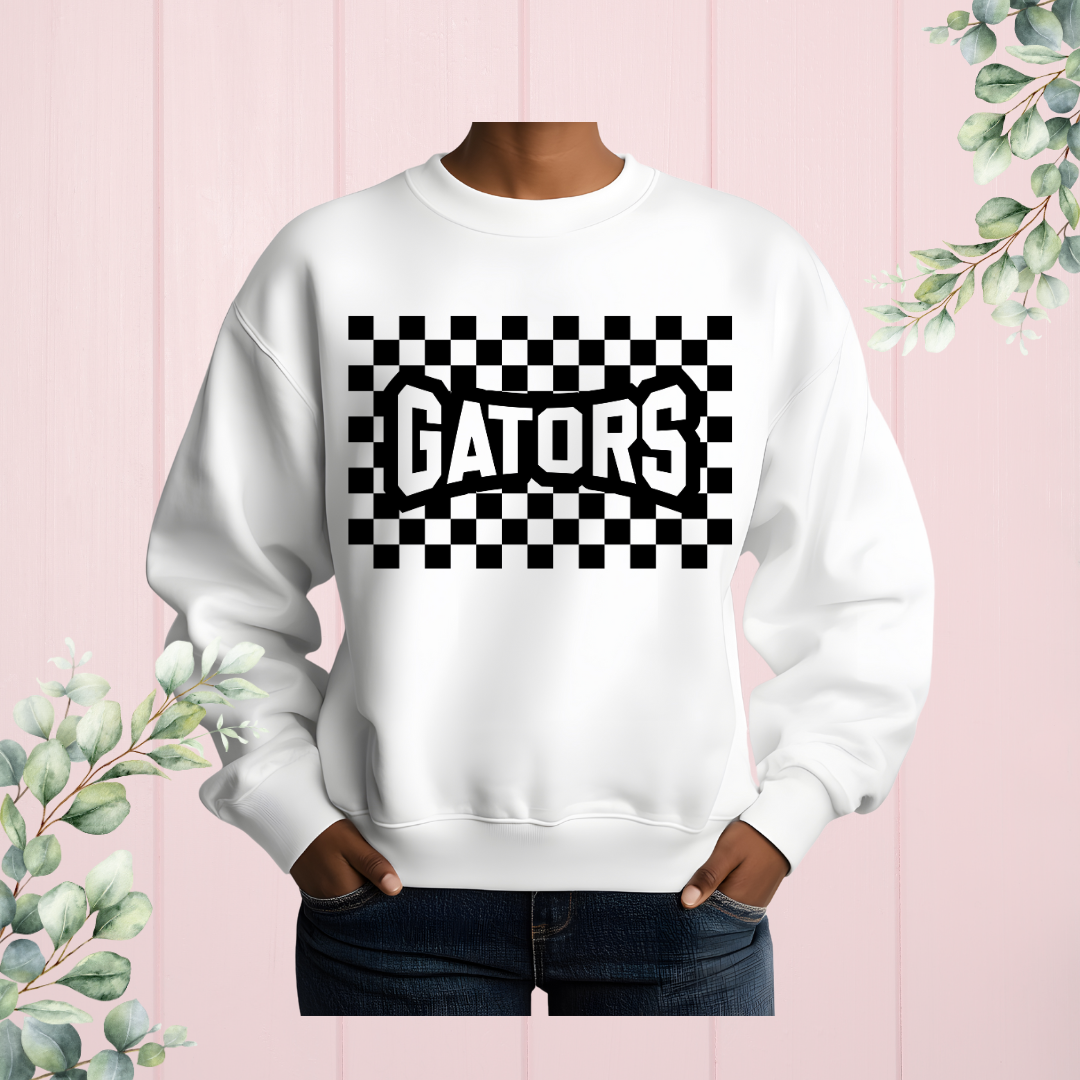 Gators Checkered Crewneck
