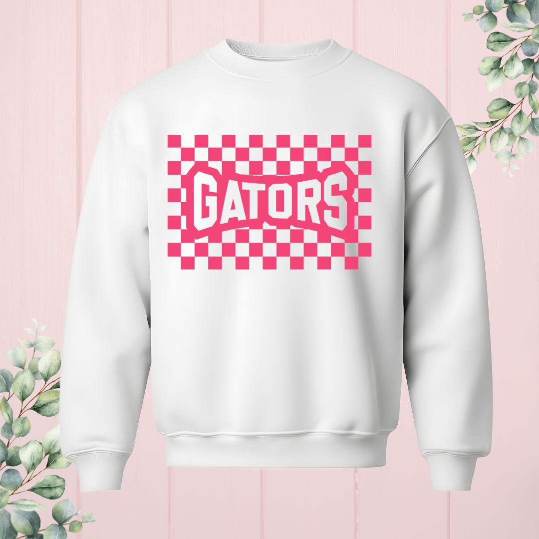 Gators Checkered Crewneck