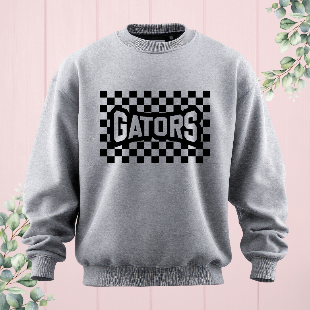 Gators Checkered Crewneck