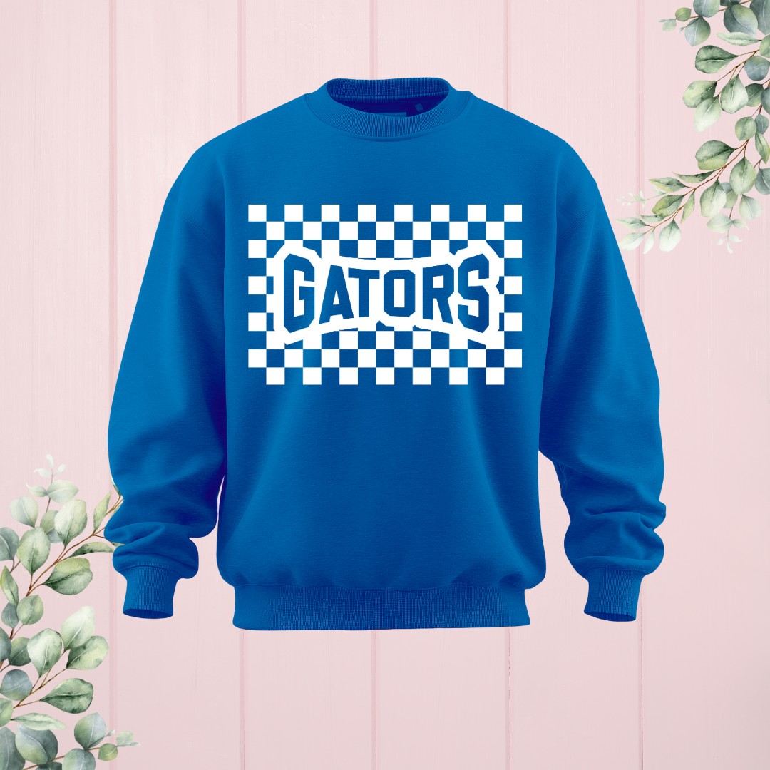 Gators Checkered Crewneck