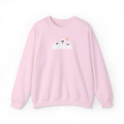 Cute Embroidered Ghost Crewneck