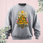 Faux Yarn Christmas Tree Teacher Crewneck