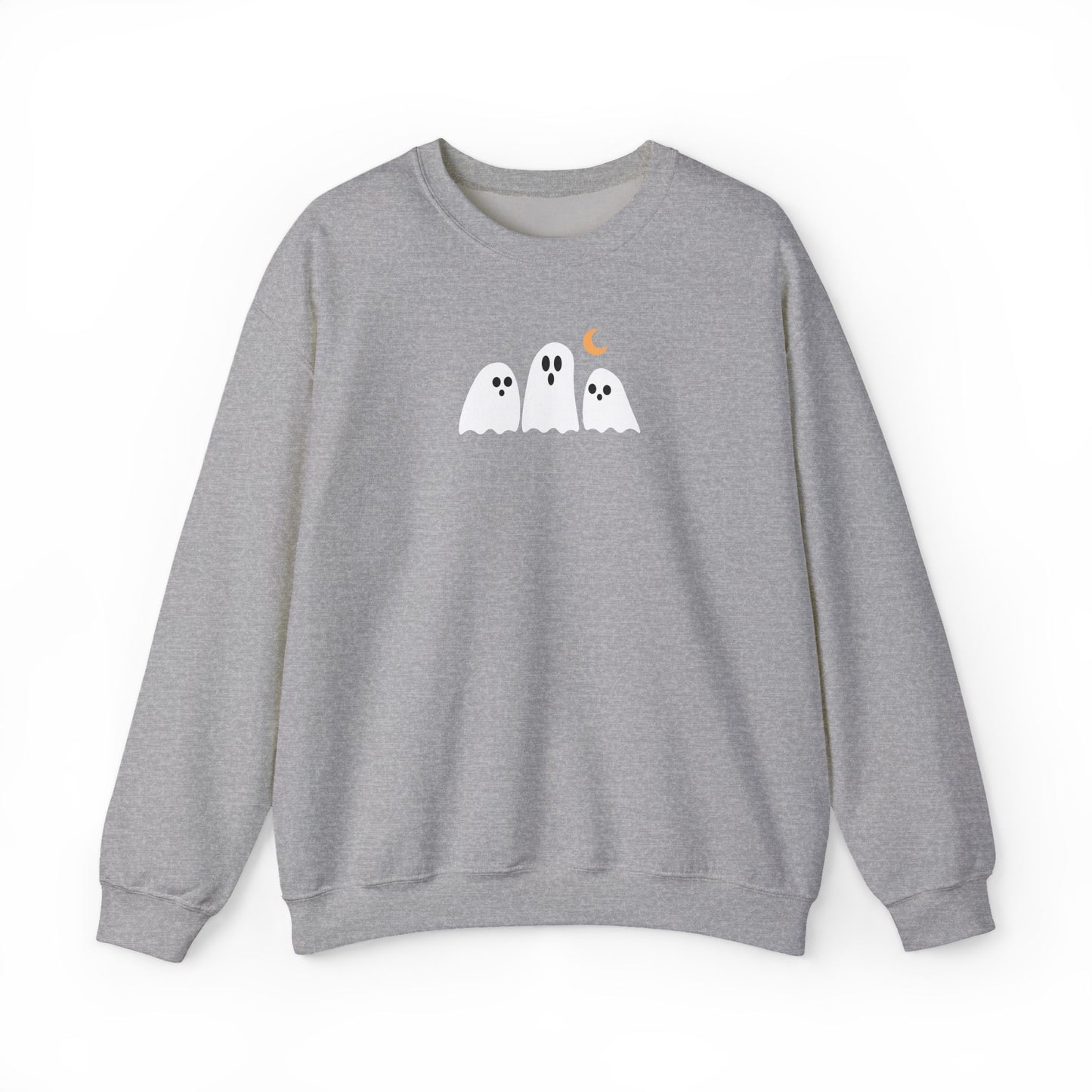 Cute Embroidered Ghost Crewneck