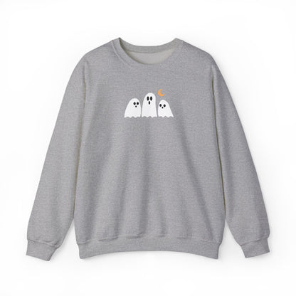 Cute Embroidered Ghost Crewneck
