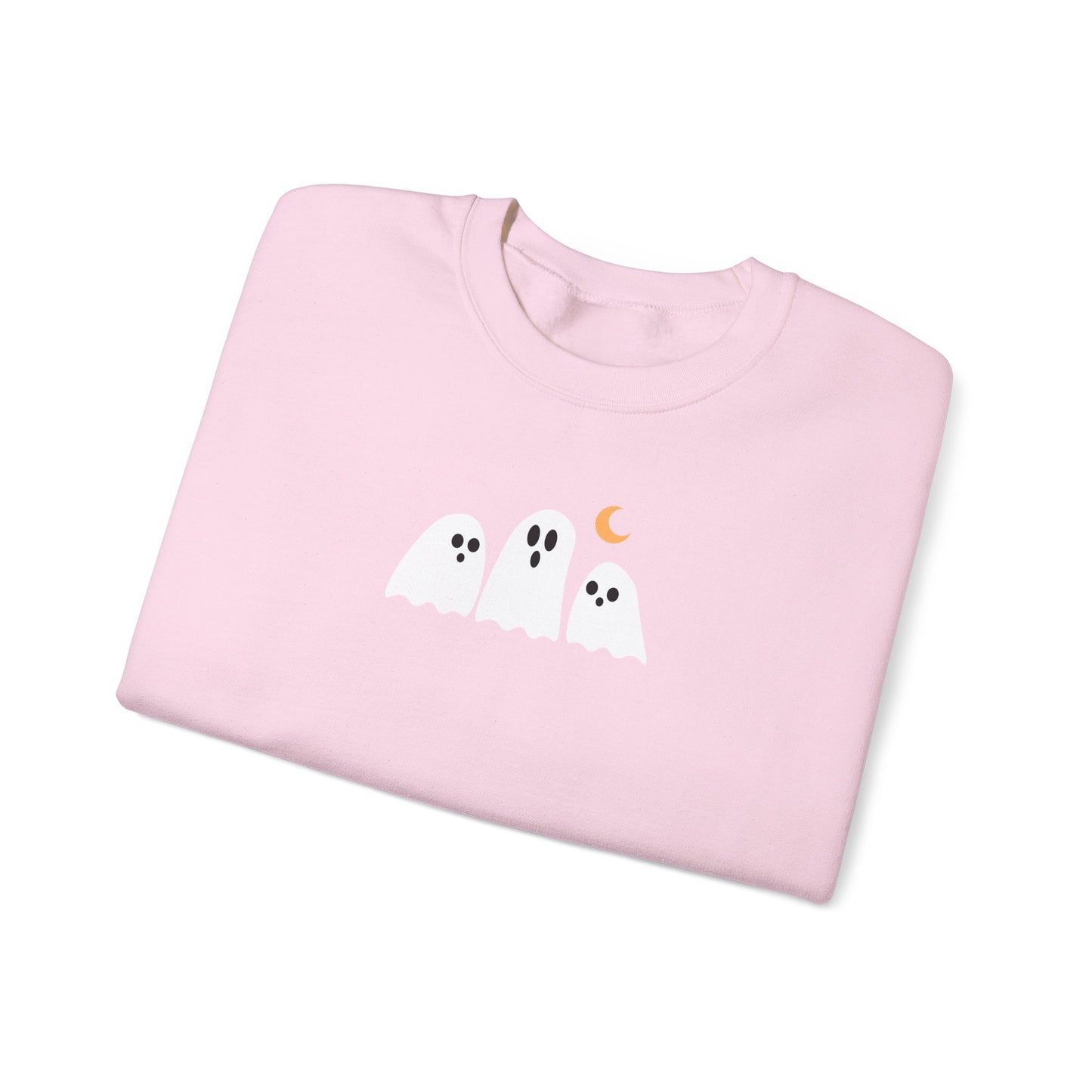 Cute Embroidered Ghost Crewneck