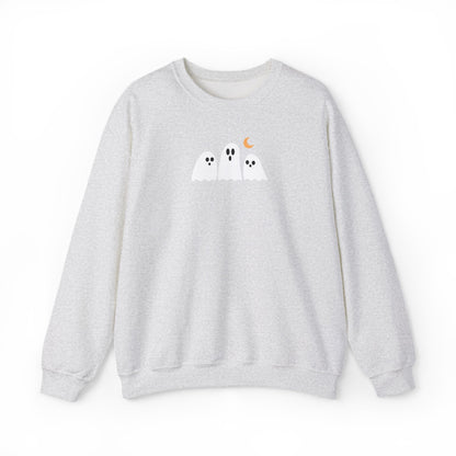 Cute Embroidered Ghost Crewneck