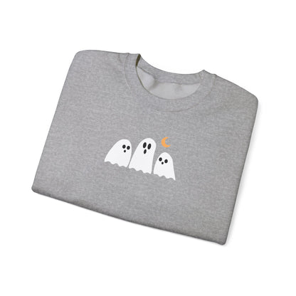 Cute Embroidered Ghost Crewneck