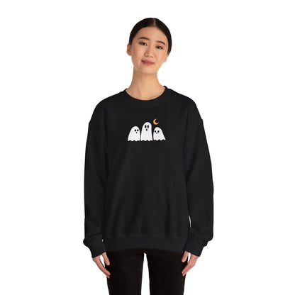 Cute Embroidered Ghost Crewneck