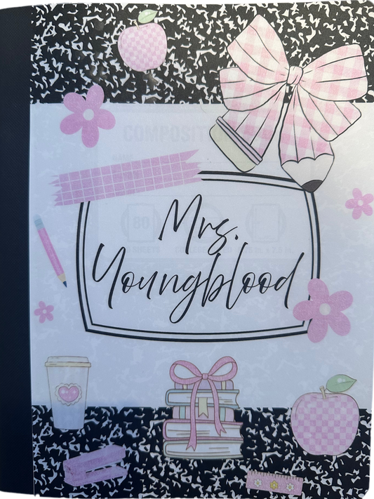 Custom Composition Notebook