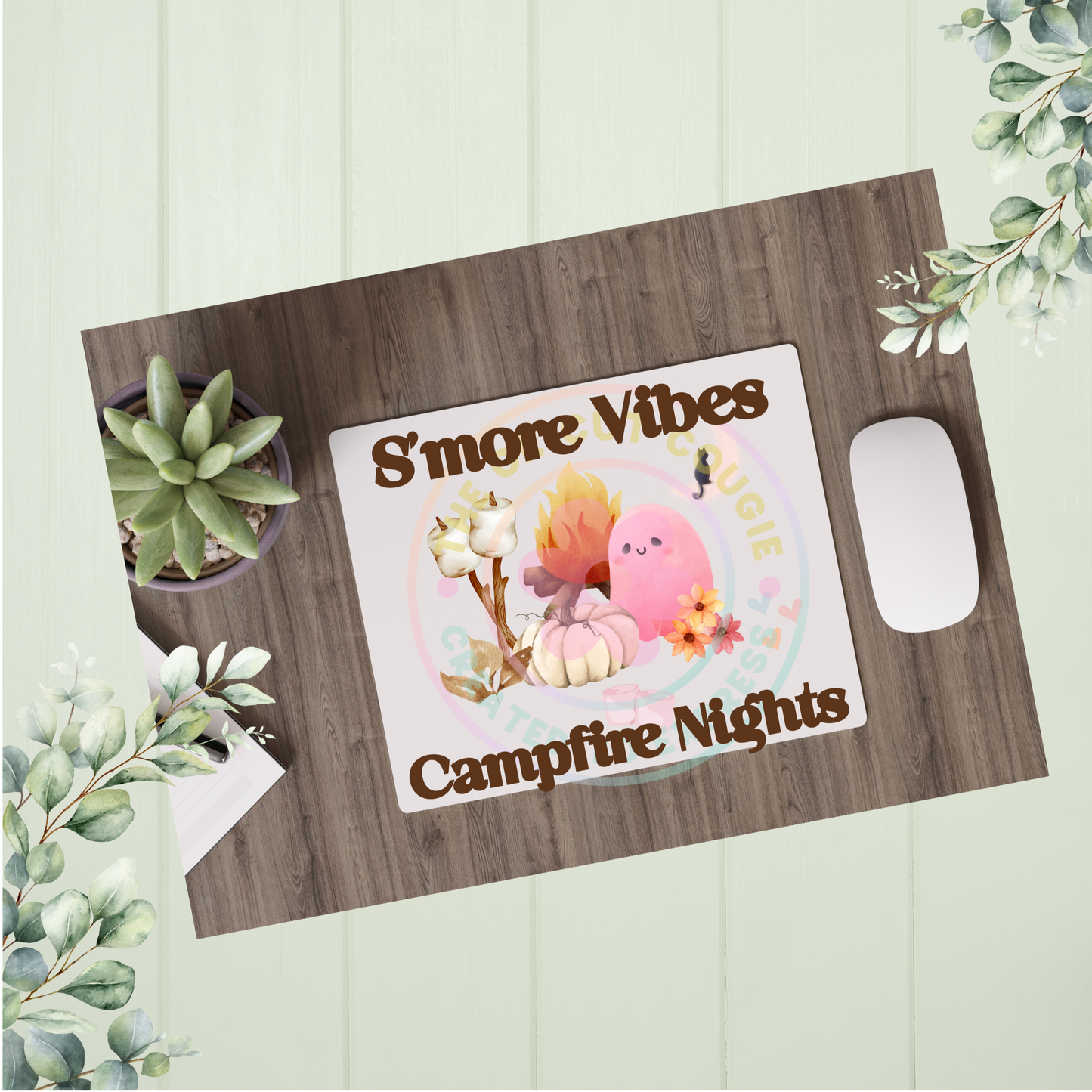 S'More Vibes and Campfire Nights Mousepad