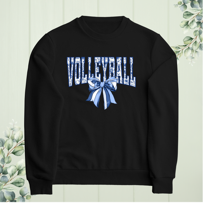 Blue Floral Volleyball Crewneck