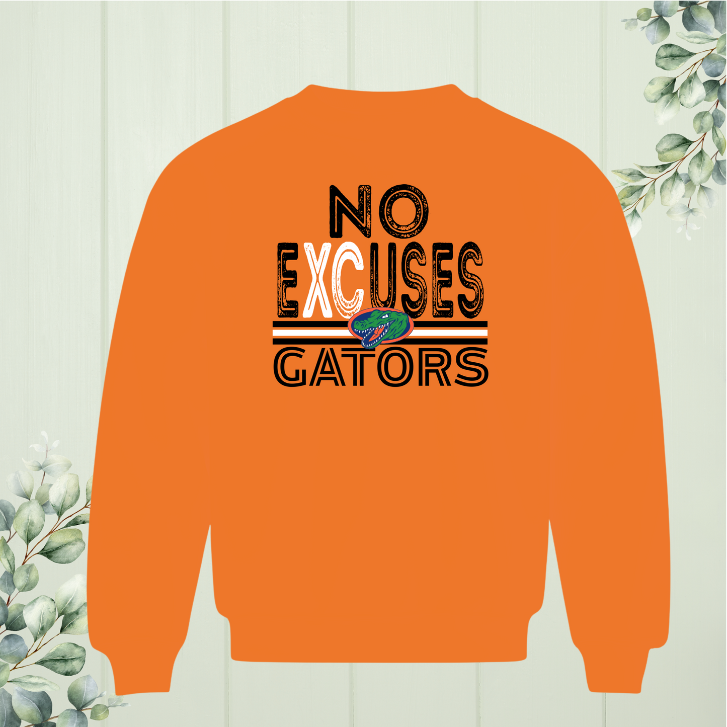 Gators Cross Country No Excuses Crewneck