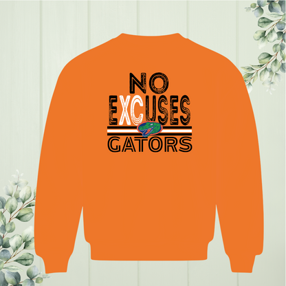 Gators Cross Country No Excuses Crewneck