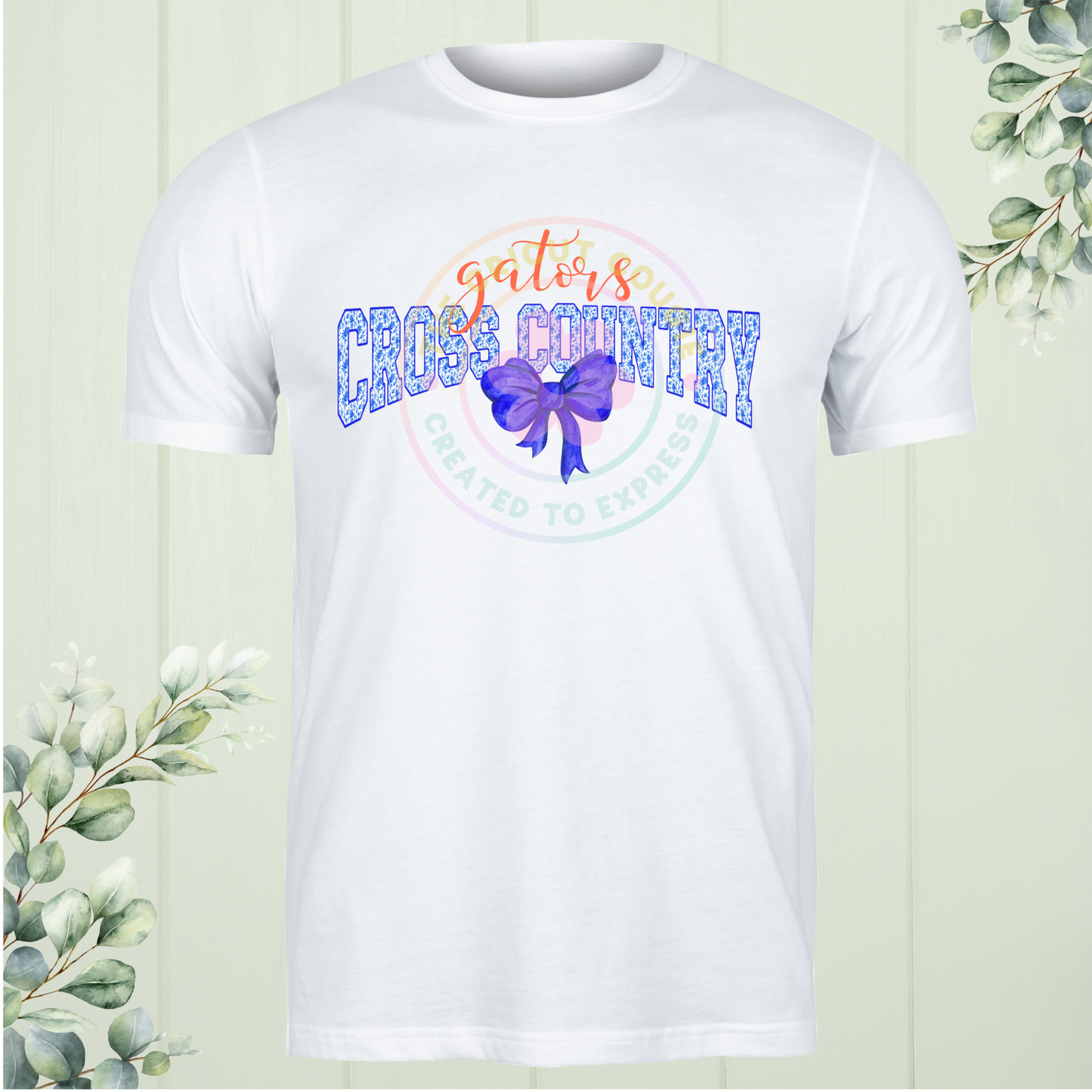 Gators Cross Country Floral and Bow Design