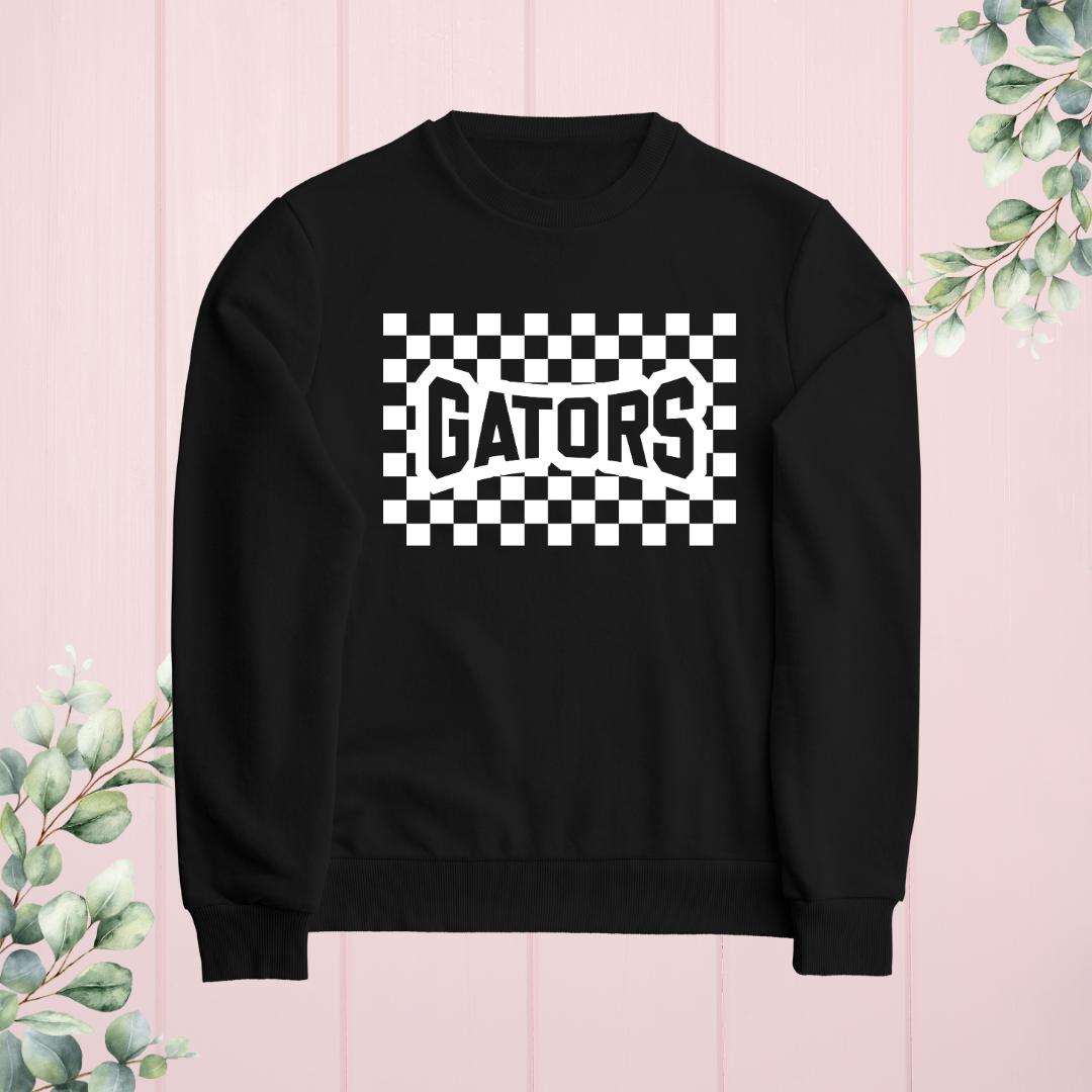 Gators Checkered Crewneck