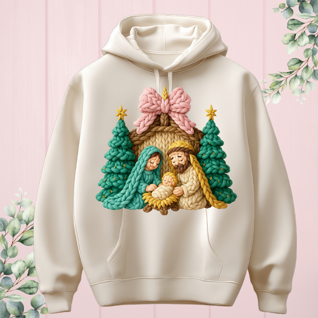 Faux Yarn Manger Crewneck