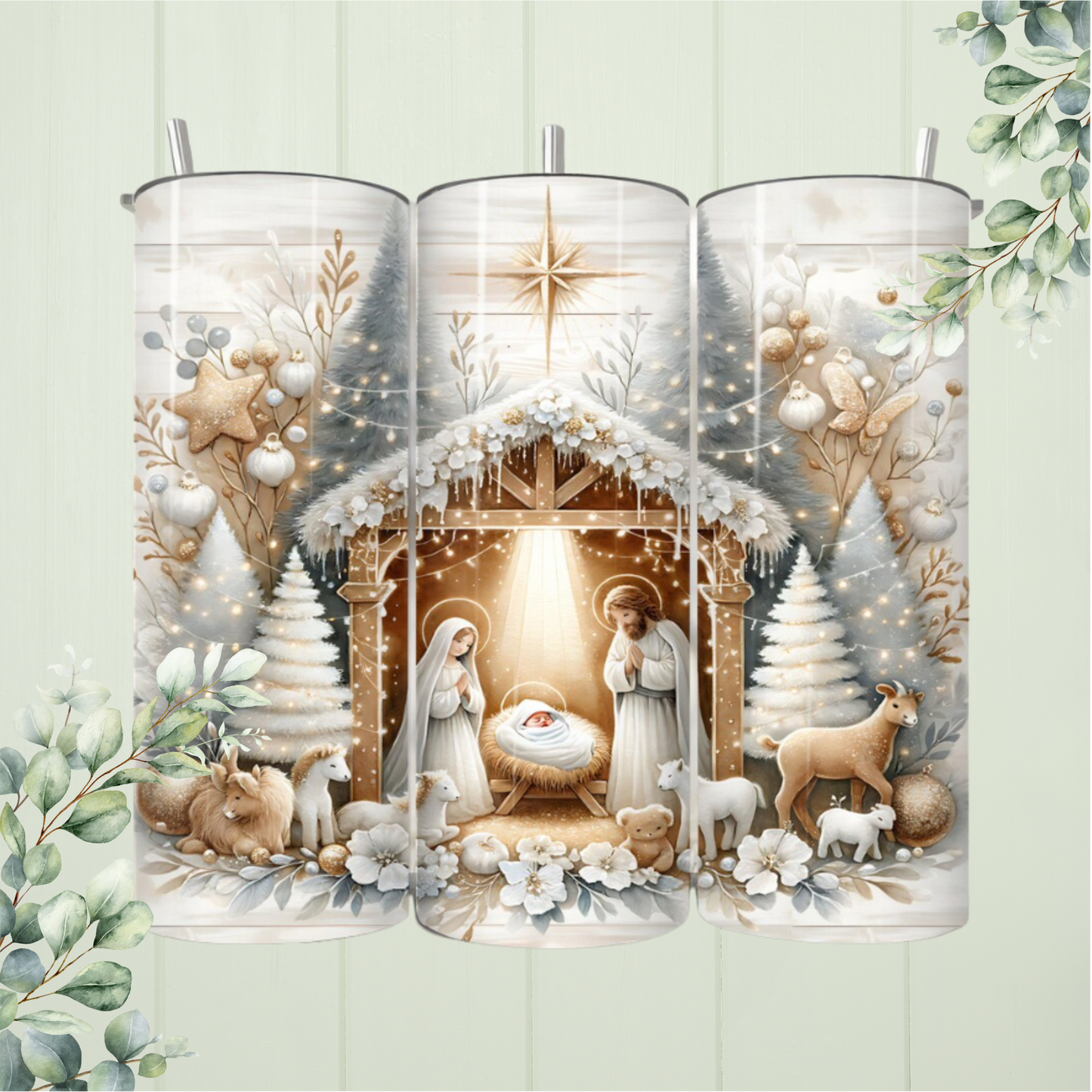 Nativity Scene Tumbler