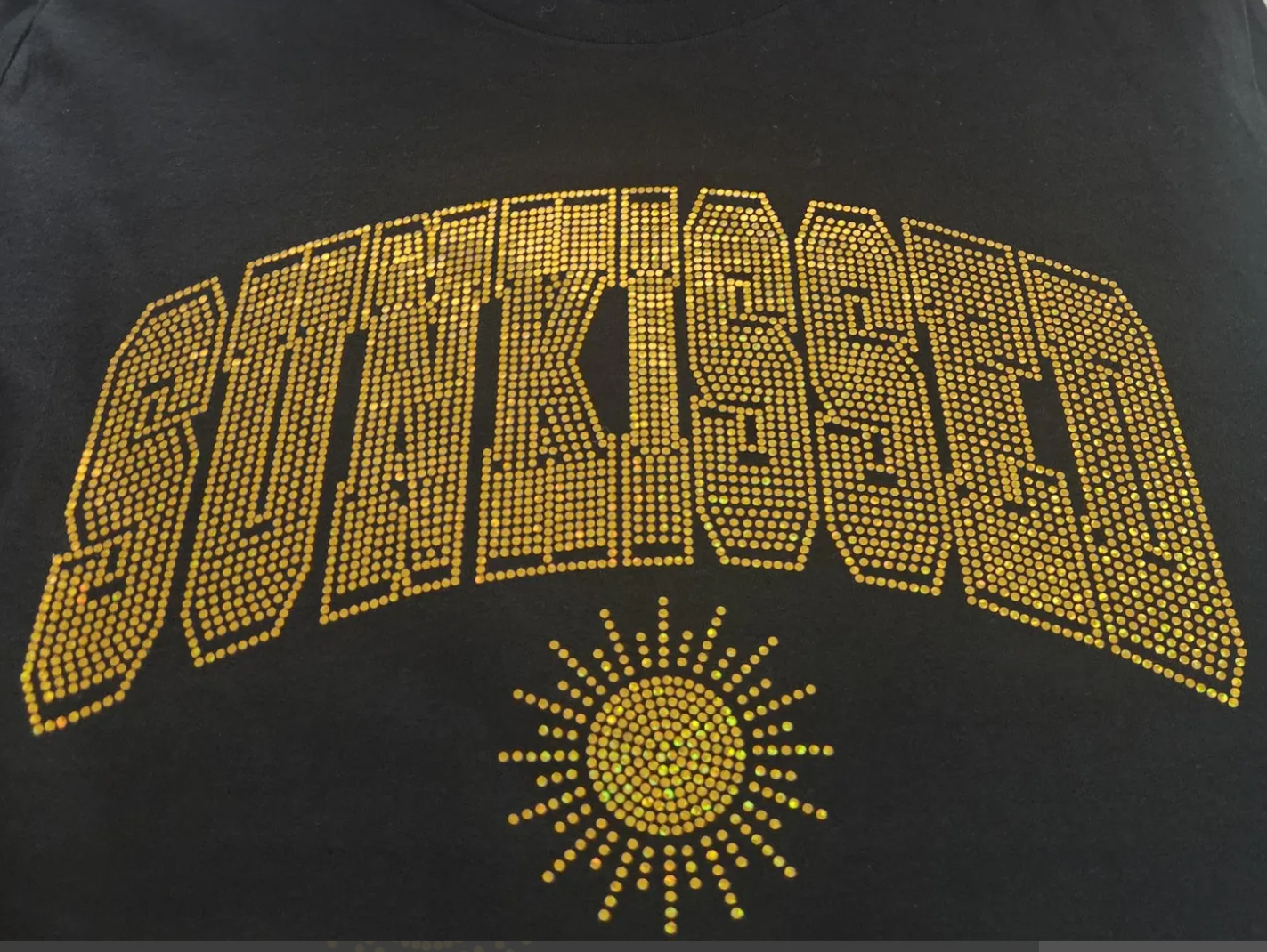 Sunkissed Gold Spangle T-Shirt