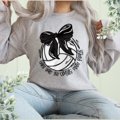 Volleyball "Enter into His Court with Praise" Crewneck